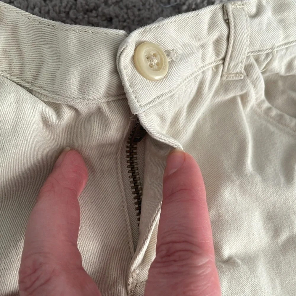 Gymboree 2006 Vintage Playful Hedgehog Cream Pants | Size 0-3 Months